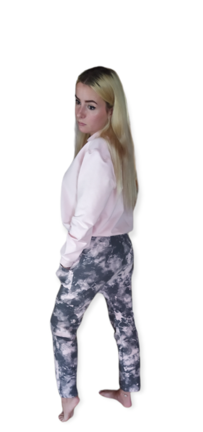 Dámska oversize crop mikina